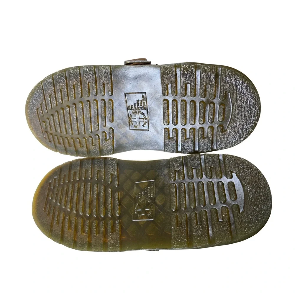 Dr. Martens Jorge II Tan Ambassador Leather Slingback Mules Sandals Mens 10